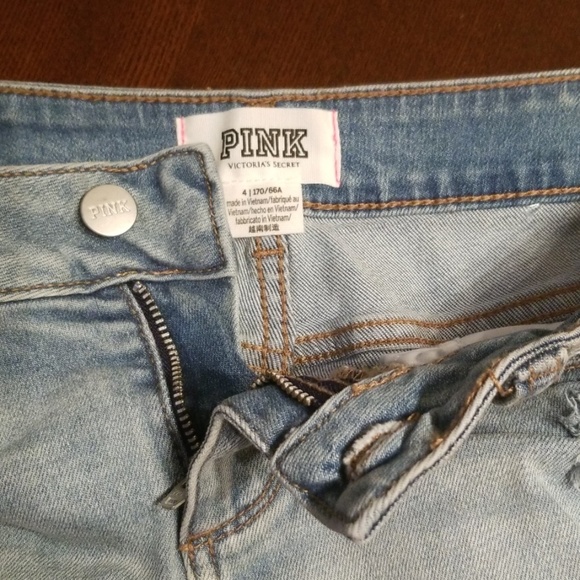 PINK VS light blue denim shorts - Picture 4 of 8
